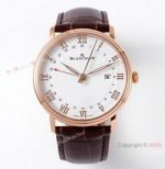 Swiss Grade Blancpain Villeret Gmt Date 6662-1127-55 Rose Gold Watch  40mm